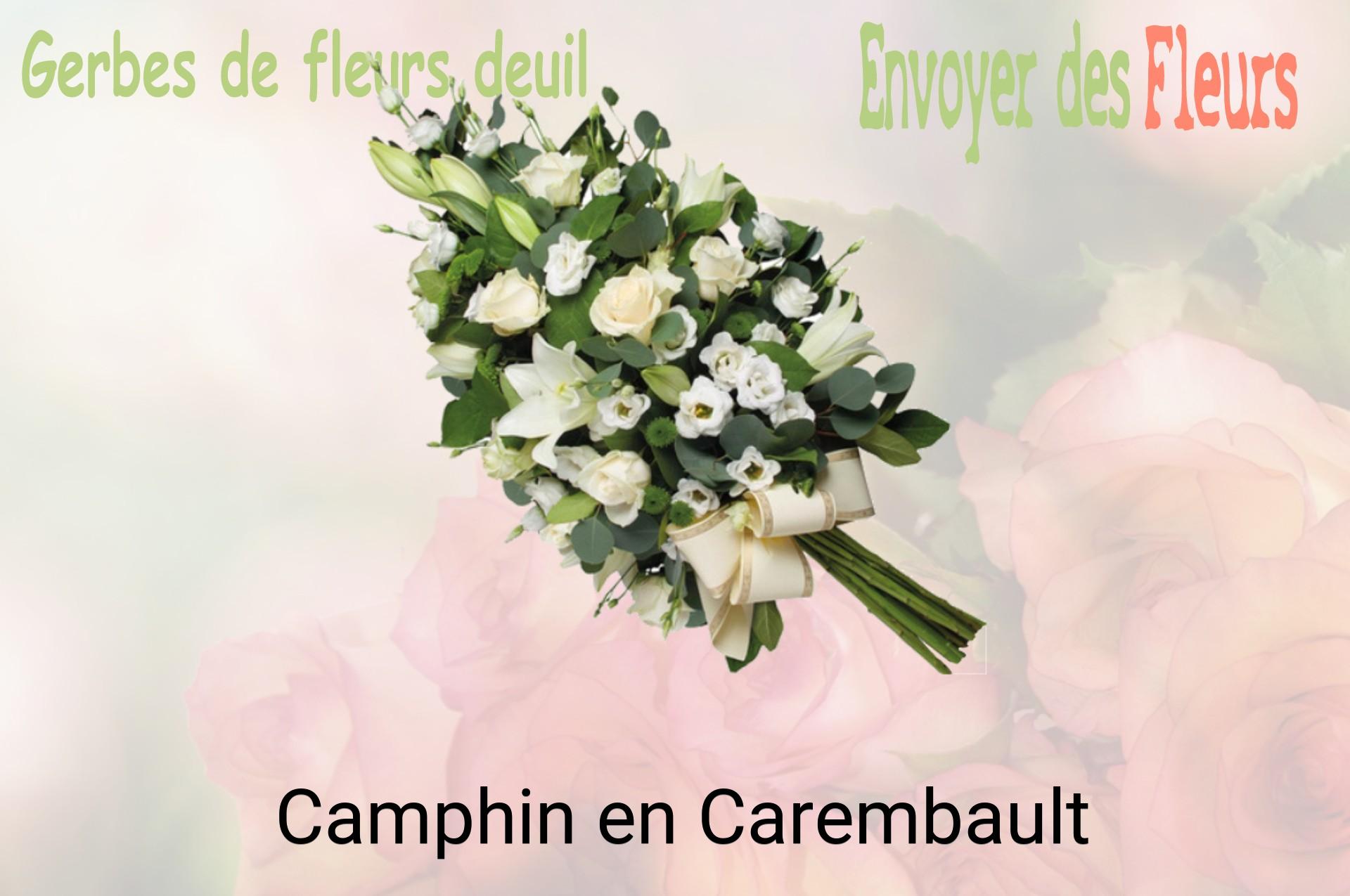 Gerbe de fleurs de deuil livrée à Camphin-en-Carembault